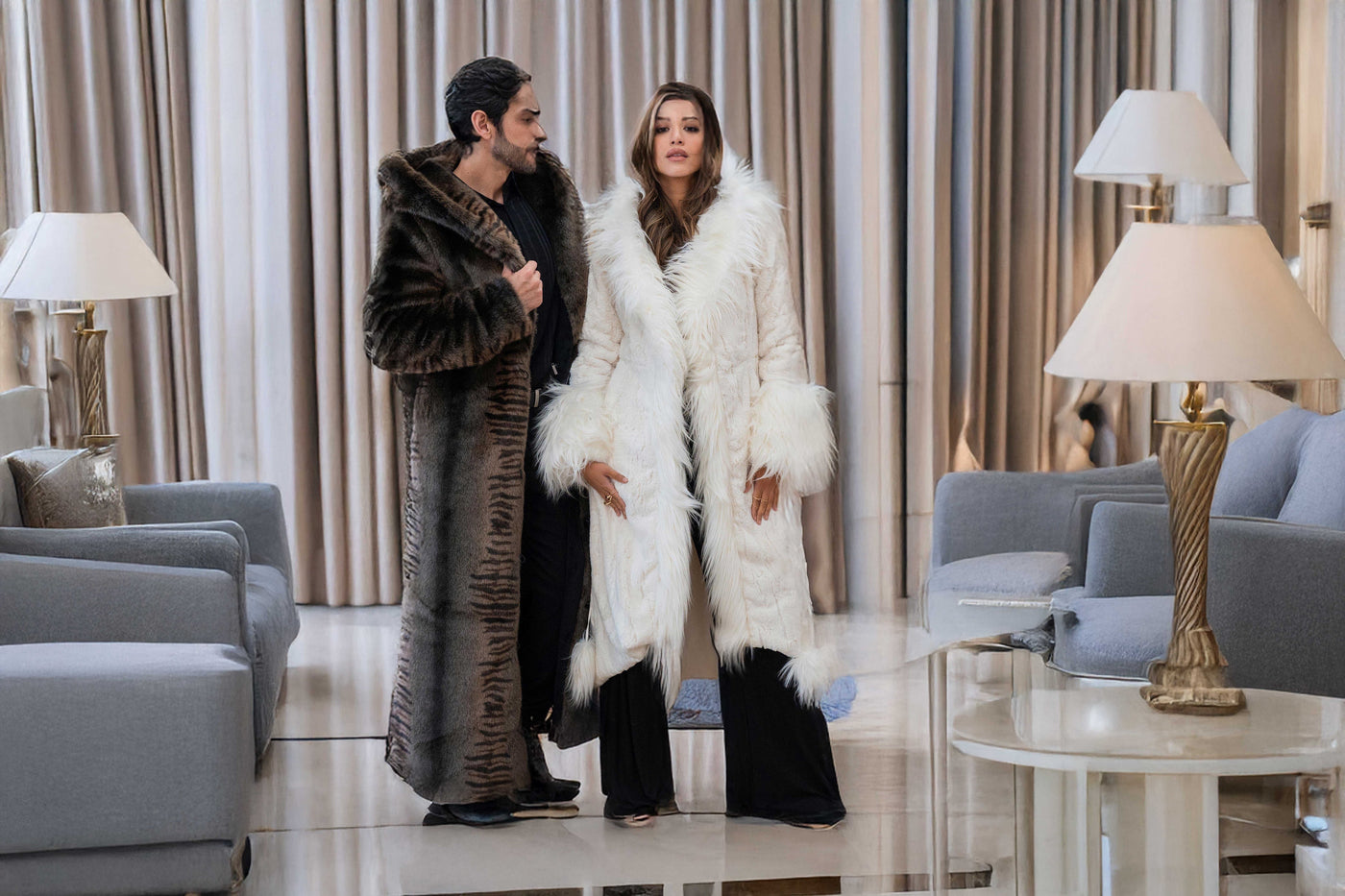 6 Statement Men and Women Faux Fur Coats to Stand Out This Winter Season 2025