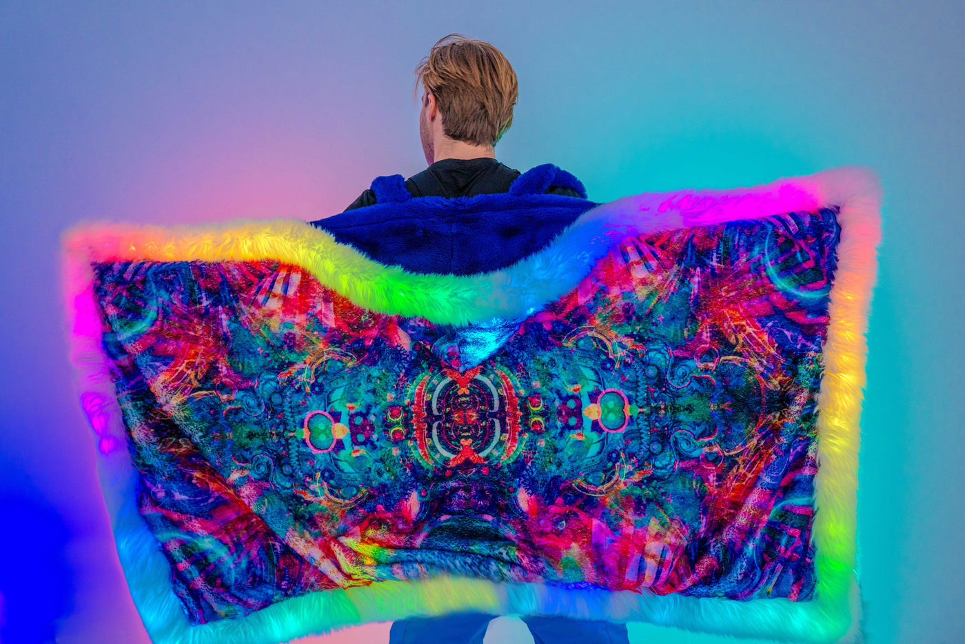 LED HOODED BLANKET