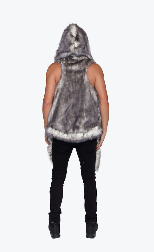 Men's Desert Warrior Vest in "Just the Tip Gray"