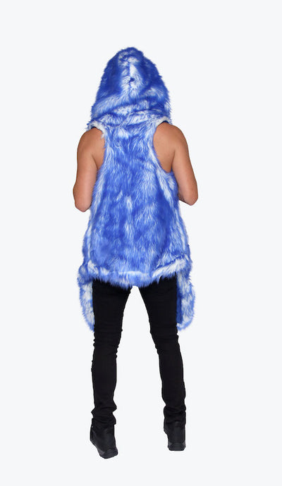 Men's Desert Warrior Vest in "Just the Tip Royal Blue"