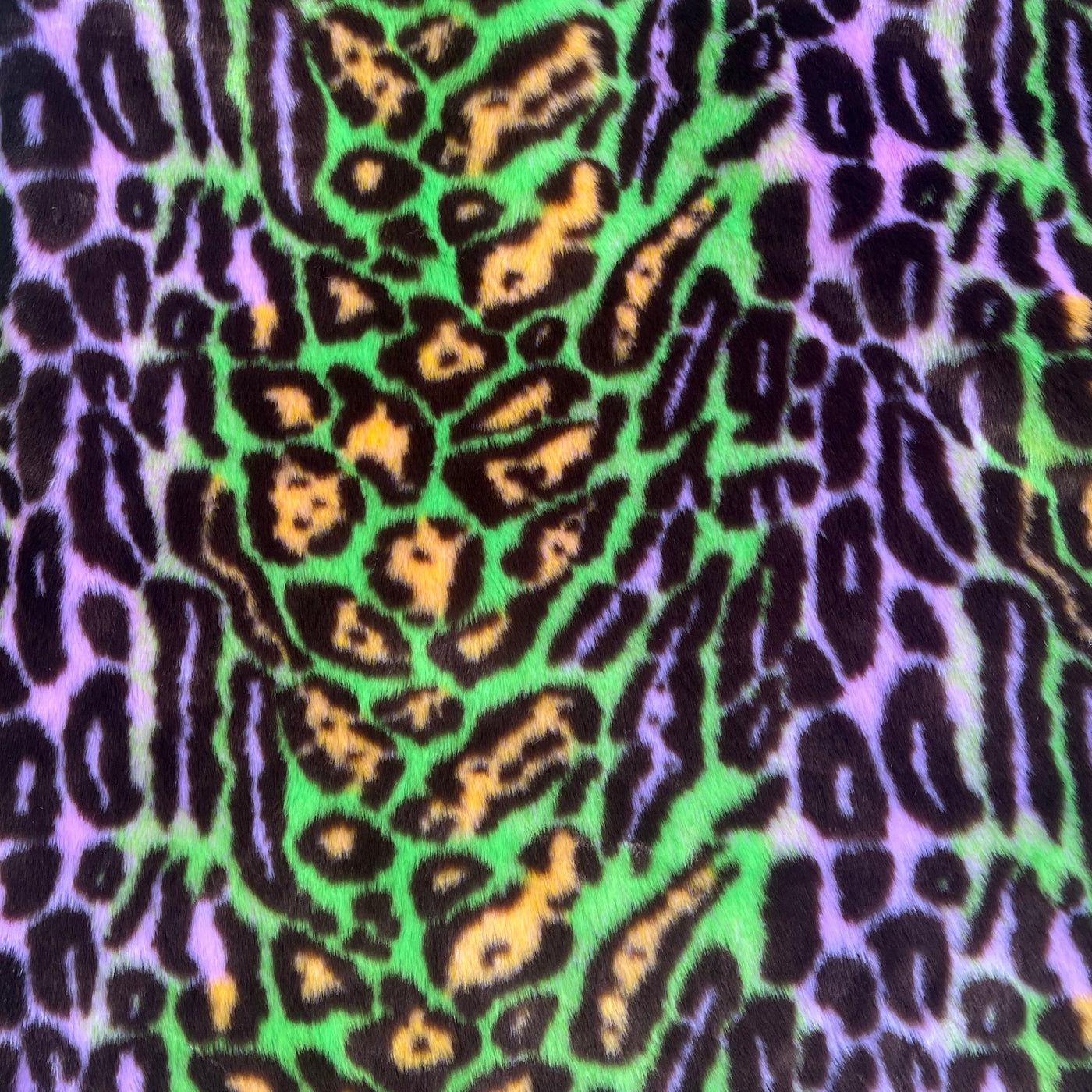 Neon Cheetah - green purple