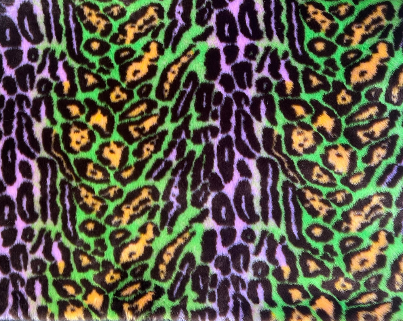 Neon Cheetah - green purple