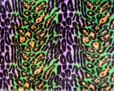 Neon Cheetah - green purple