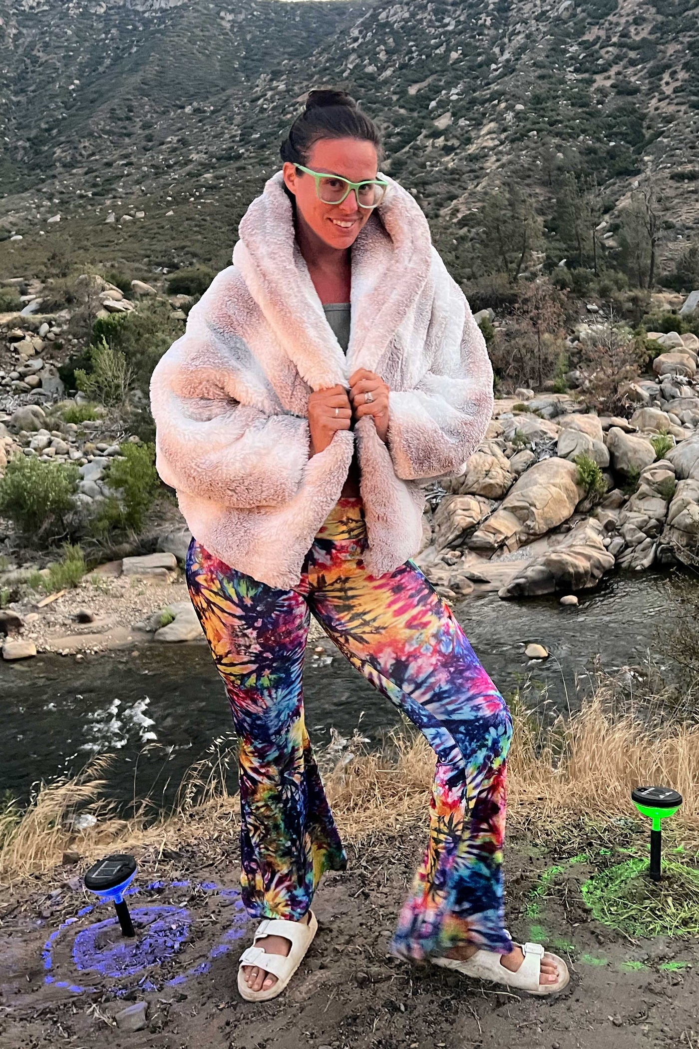 Women's Snuggle Coat in "Arctic Bunny Chinchilla"