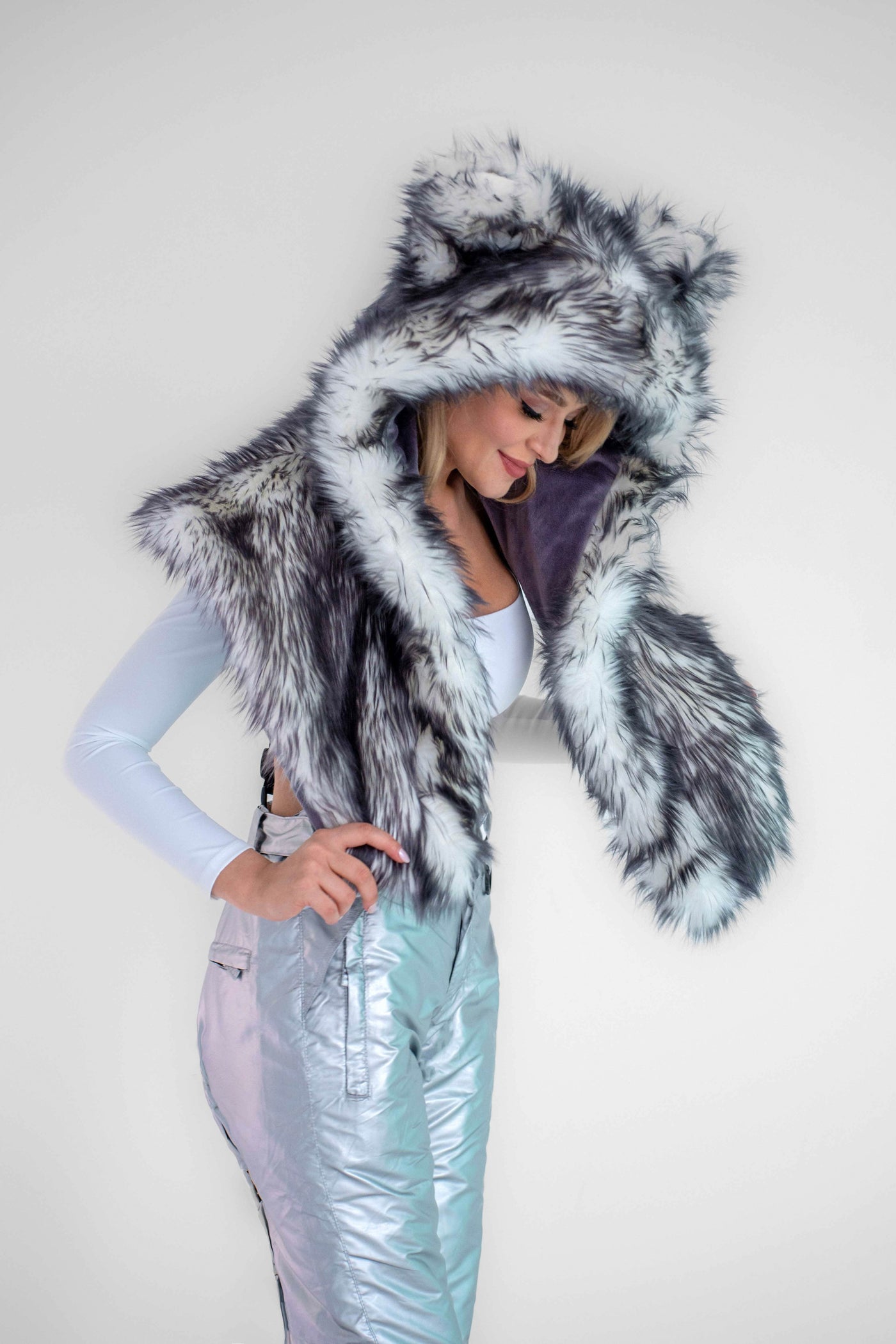 Wolf Hood in "Just The Tip-Gray"