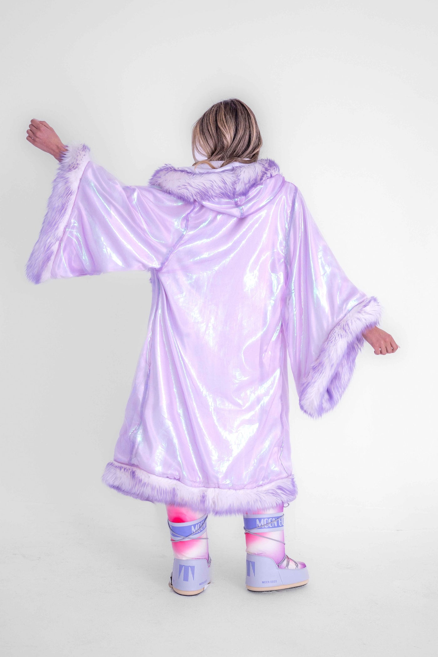 Sheer Magic Kimono in "Lilac "