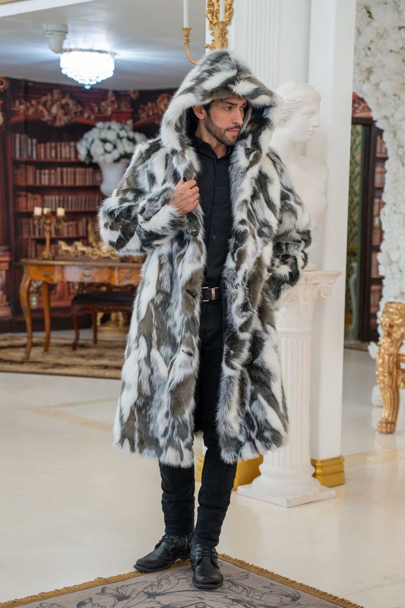 Men's Playa Coat in "Tibetian Wolf"