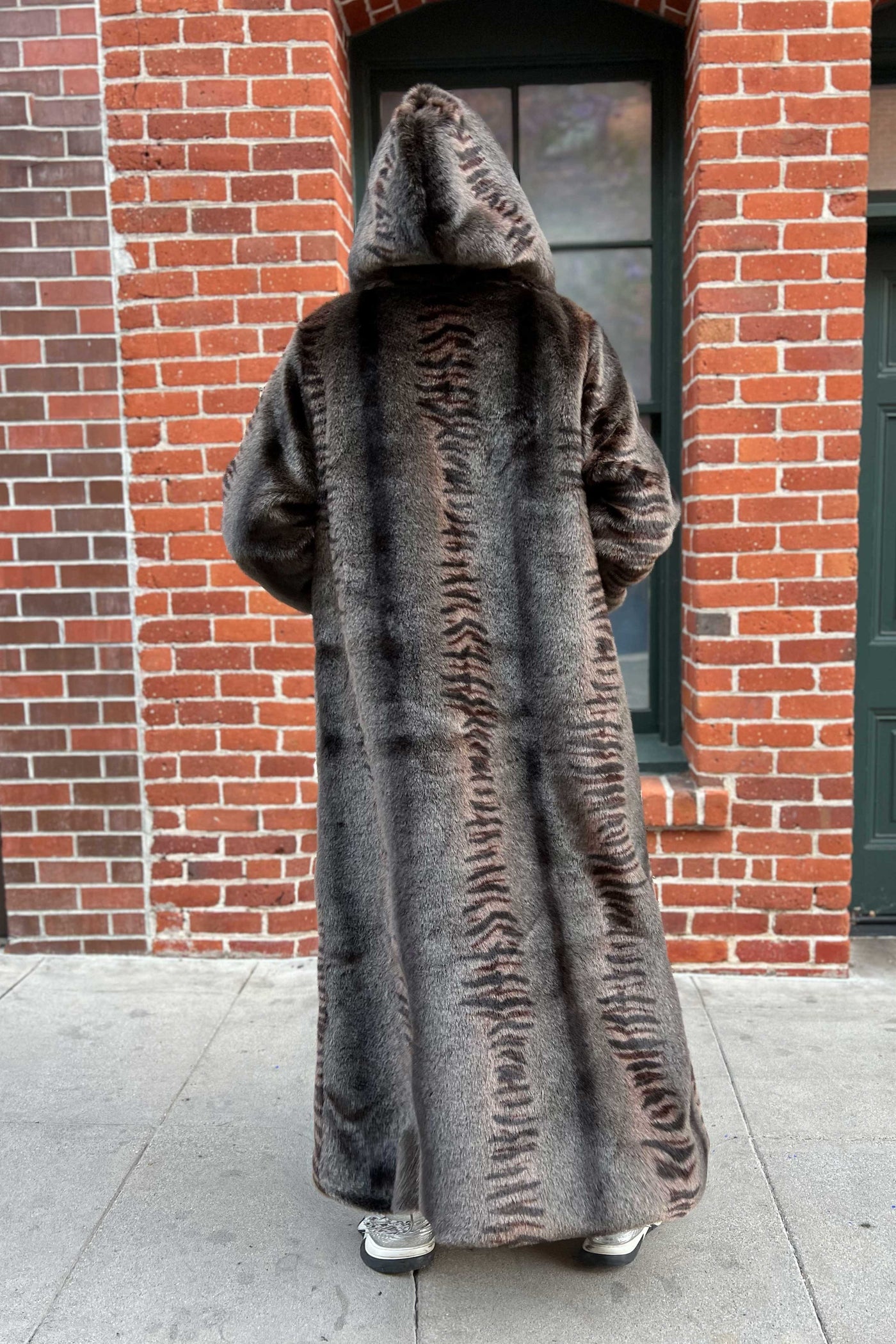 Men's Long Desert Warrior Coat in "Bengal Fox" STOCK