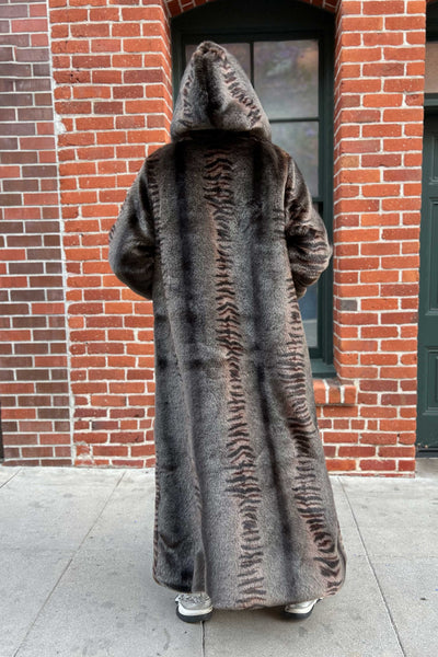 Men's Long Desert Warrior Coat in "Bengal Fox" STOCK